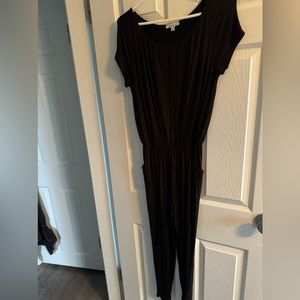 White Birch Black Full Length Romper